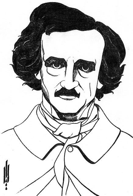 Portret Edgal Allan Poe